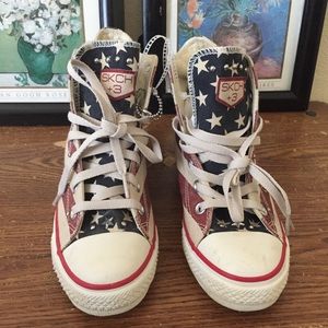 Skechers American flag sneakers